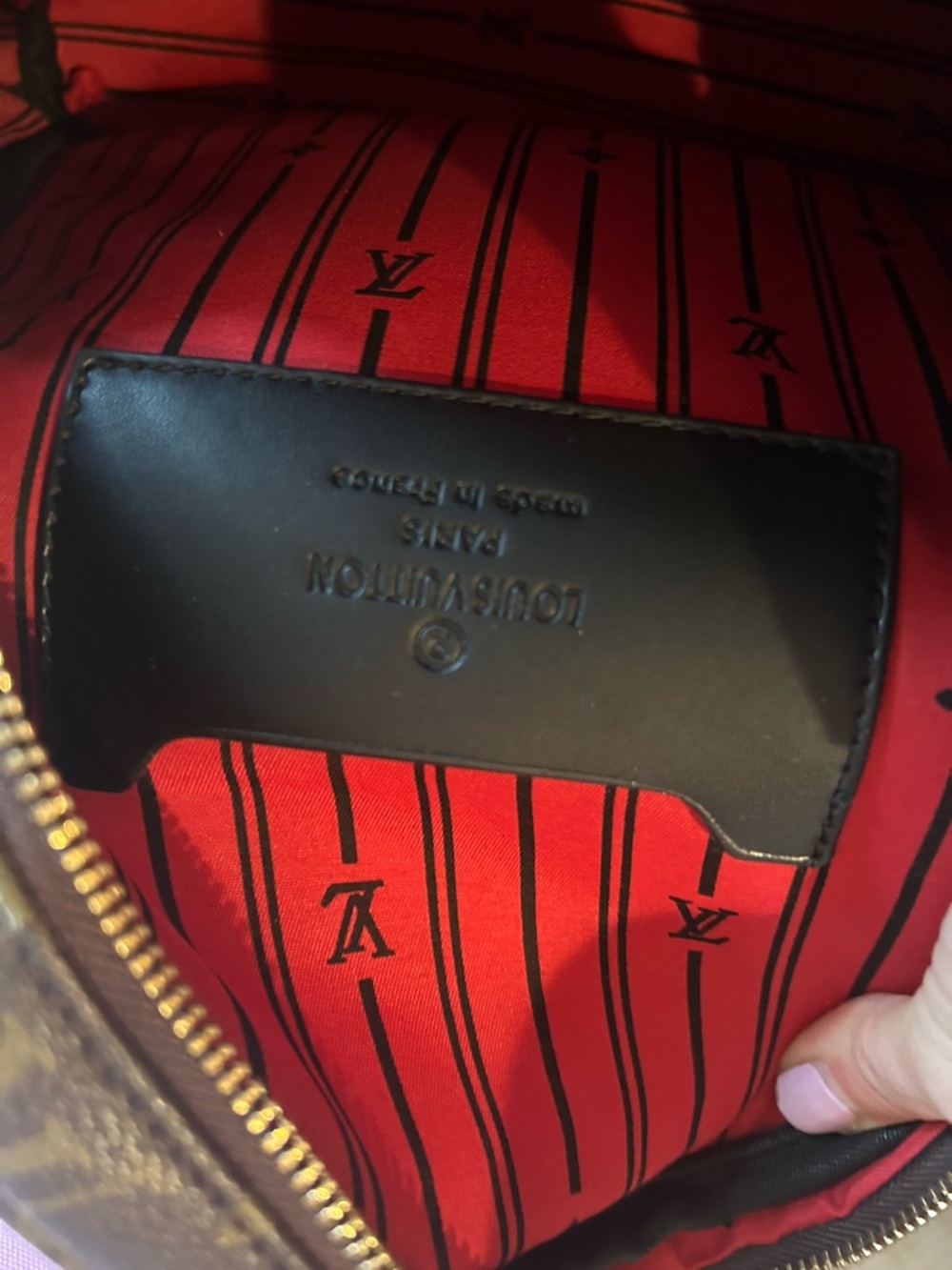 Louis Vuitton Monogram Canvas Backpack in Brown and Gold Hardware - Picture 4 of 9